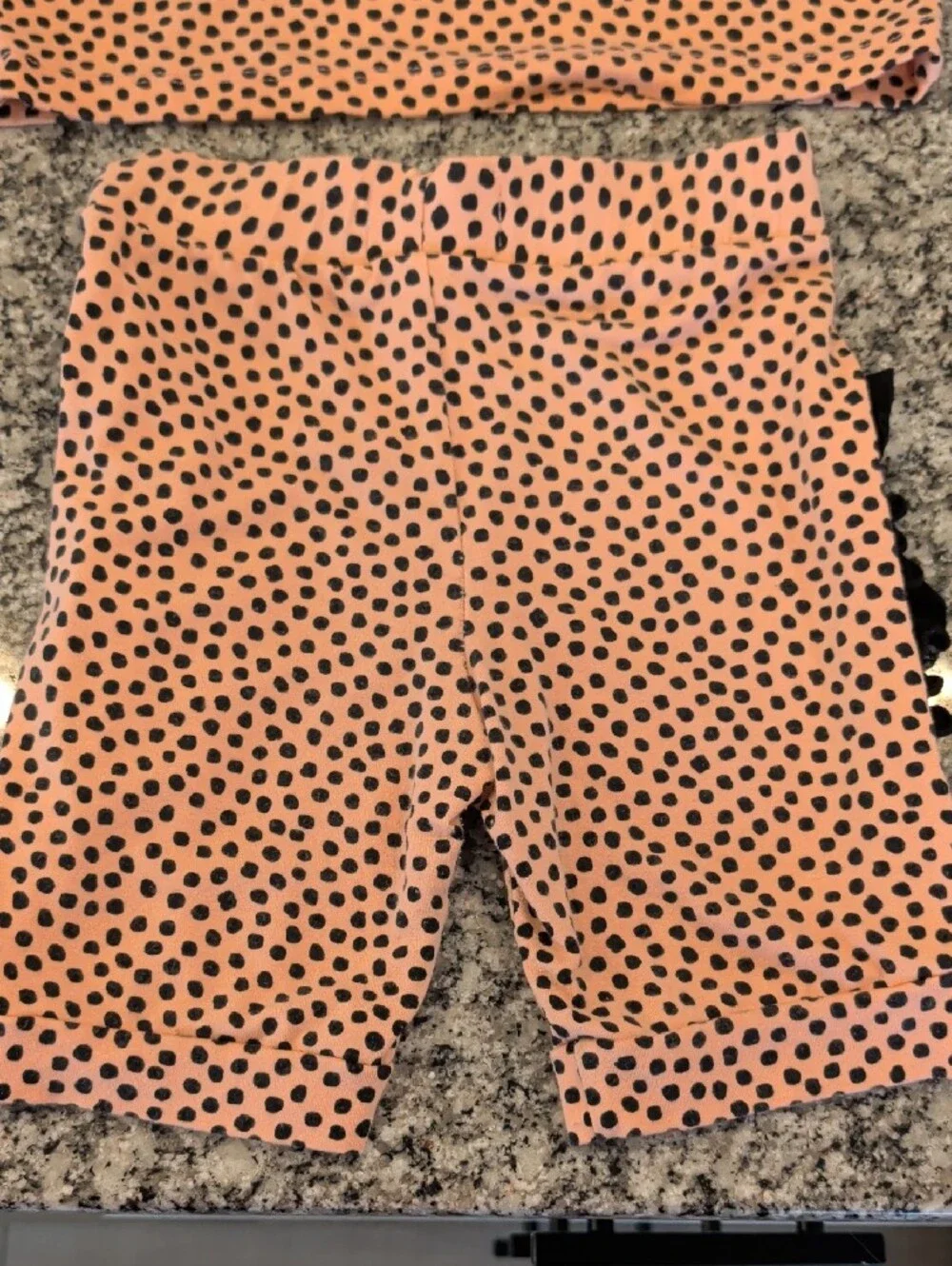 Girls Peach Polka Dot Ice Cream Costume Set